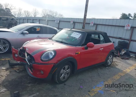 2019 Mini Convertible Cooper из США, поврежденный, VIN WMWWG5C59K3F79792